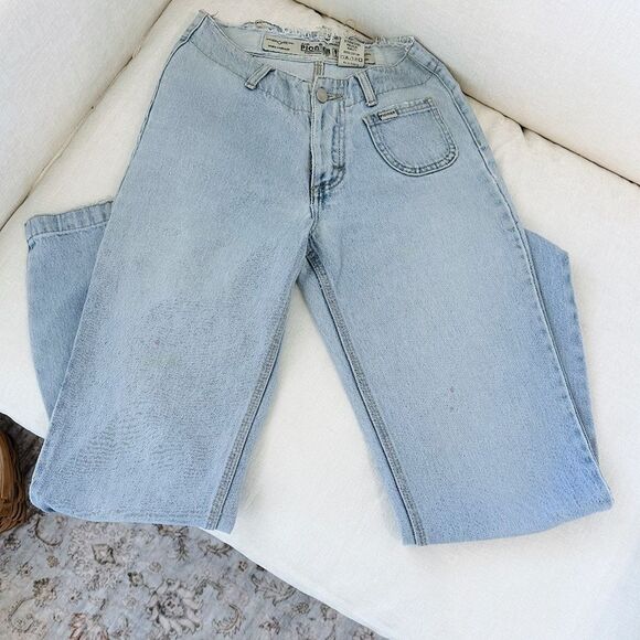 Vintage Pioneer Light Blue Denim Jeans - Picture 6 of 6